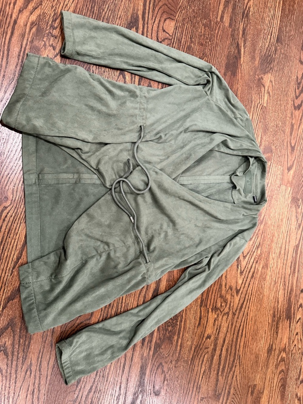 Blank NYC Olive Green Wrap Jacket